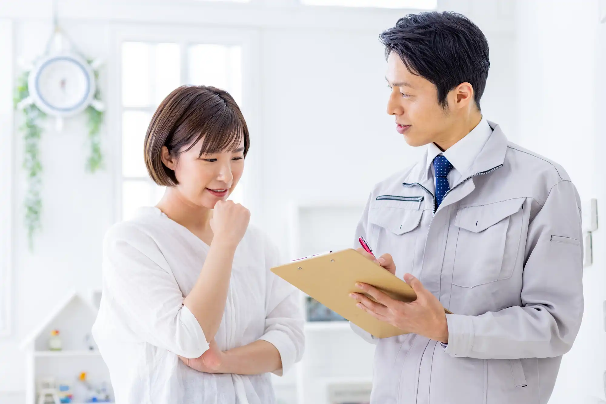 業者との打ち合わせ